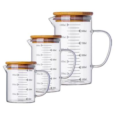 玻璃量杯牛奶杯微波炉专用耐高温