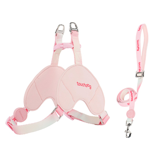 Touchdog它它狗狗胸背牵引绳遛狗绳中小型犬宠物背带泰迪柯基外出