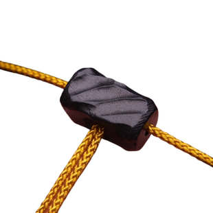 原创天然沉香木黑檀木方型三通佛头手串散珠DIY文玩配饰配件饰品