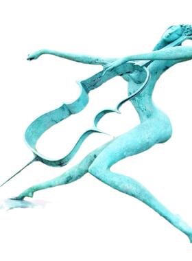 肖邦音乐名人贝多芬雕塑定制步行街广场装饰铸铜玻璃钢落地摆件