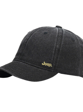 jeep吉普做旧短檐水洗春秋棒球帽