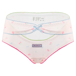 甜樱梦境~可爱镂空内裤女2026新款舒适透气中腰女士三角裤不卡裆