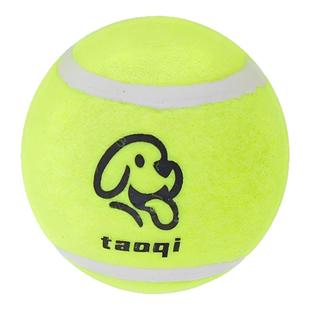 网球狗狗玩具球发声耐咬高弹力发球机橡胶自嗨解闷神器宠物巡回
