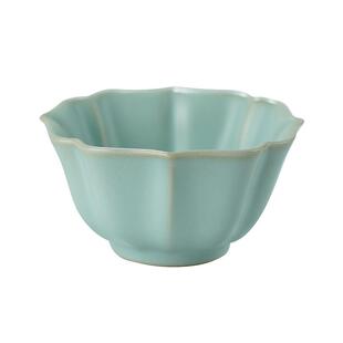 青澹汝窑主人杯单杯花瓣口茶杯陶瓷手工品茗杯茶盏景德镇汝瓷茶具