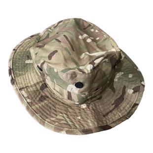 太牛了！英军MTP迷彩奔尼帽/遮阳帽！圆边帽带后帘太阳帽男士帽子