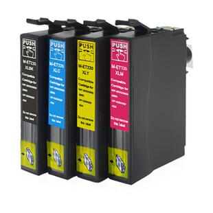 适用爱普生 Epson WF-2750 WF-2760彩色喷墨打印机T220XL墨盒 WF2630 2650 2660 XP320 420 424 324 220墨盒