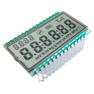 大连奇耘工业超宽温6位笔段式LCD液晶屏HTN段码液晶显示屏GDC0689