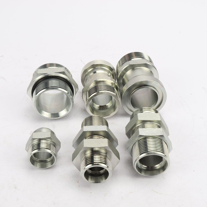 液压过渡接头 液压对丝接头 高压油管转换接头 直通过渡接头