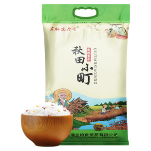 东极龙原香秋田小町圆粒新大米家用东北大米5KG珍珠米现磨现发