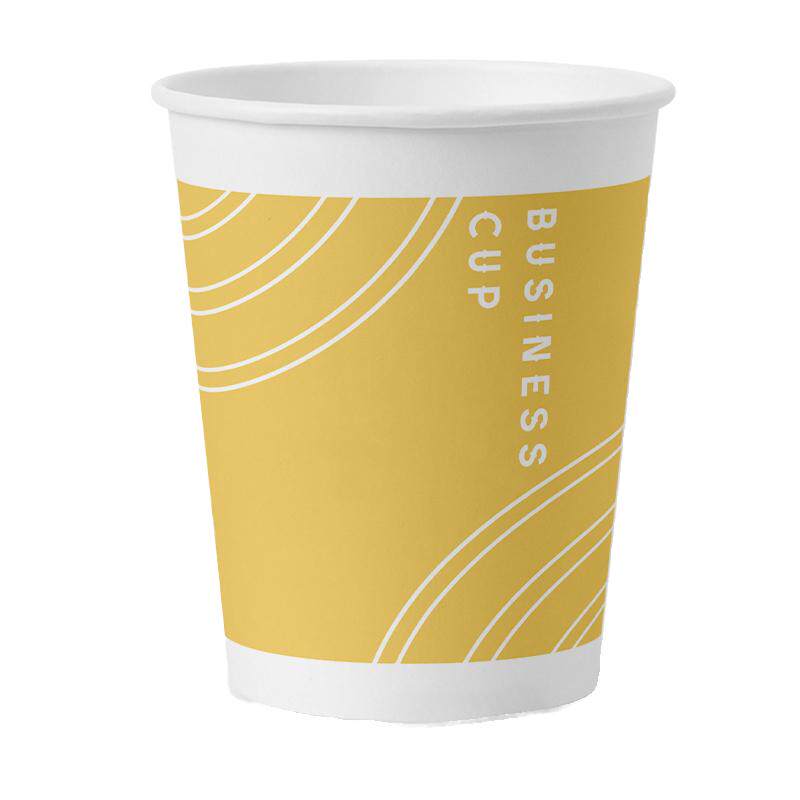 金色纸杯商用一次性纸杯加厚加硬家用装冷热可乐杯豆浆杯咖啡杯