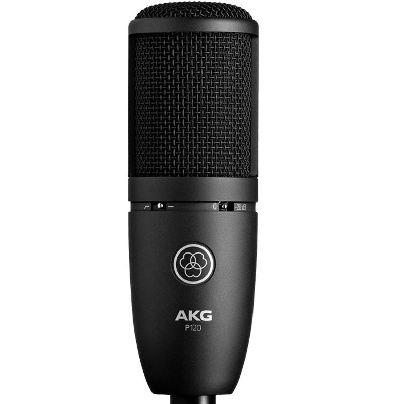 AKG/爱科技 P120/P220专业电容麦克风录音配音人声乐器大合唱话筒