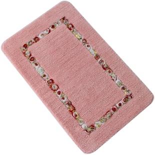 田园小花地垫 清仓处理 亲肤防滑脚垫 吸水门垫踩脚家用 地毯胶底