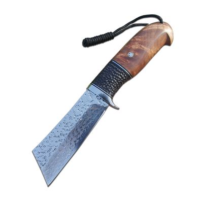 锻造vg10大马士革野外求生军工刀