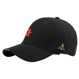 高端品牌帽子男2025新款遮阳帽春秋百搭硬顶棒球帽女潮出游鸭舌帽