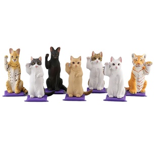 现货日本正版 海洋堂 Kaiyodo 招财猫 招福猫 豹猫 动物 手办扭蛋