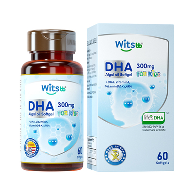 witsbb健敏思多效藻油dha0-3岁婴幼儿敏宝专研DHA儿童海藻油60粒