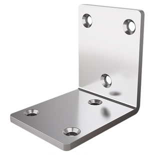 加厚角码固定器支撑架承重不锈钢衣柜隔板90度直角铁层板托连接件