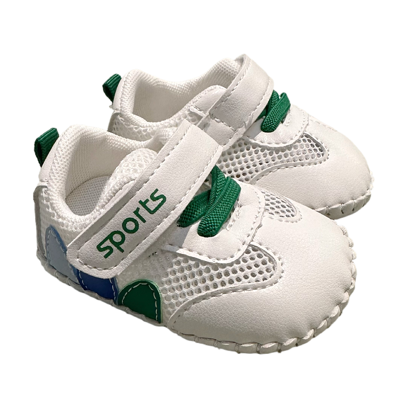 夏季男女宝宝0-1岁透气网鞋软底防滑婴幼儿镂空学步鞋运动风凉鞋