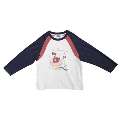 啦芙莱中大童春季卡通长袖T恤