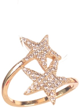 女小众设计高级配饰开口锆石食指