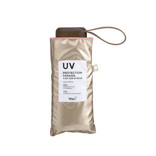 日本wpc伞遮阳防晒晴雨两用防紫外线五折超轻金色彩胶迷你太阳upf