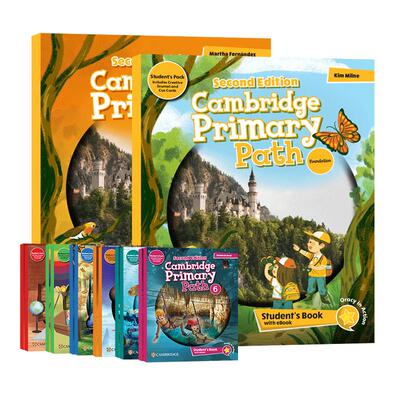 【自营】剑桥少儿英语教材Cambridge Primary Path第二版 PRE A1-B2 预备级/1/2/3/4/5/6级别学生套装 6-12岁少儿英语听说读写教材