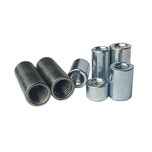 铁本色圆螺母螺杆丝杆连接M4M5M6M8M10加长圆柱螺母套管焊接压塑