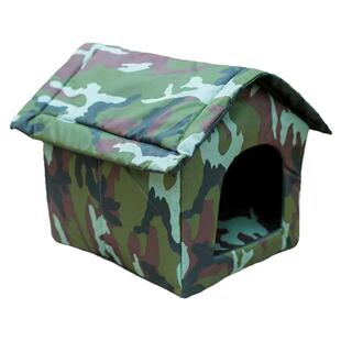 流浪猫庇护所流浪猫窝户外猫窝防寒防雨猫窝牛津布封闭式狗窝流浪