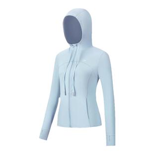 ohsunny防晒衣女瑜伽修身显瘦防紫外线运动透气凉感户外连帽衣服