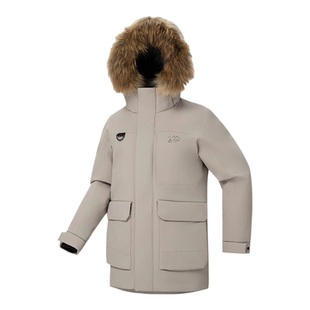 Ozark奥索卡高品质鹅绒羽绒服连帽户外防水防风防寒派克服男25冬