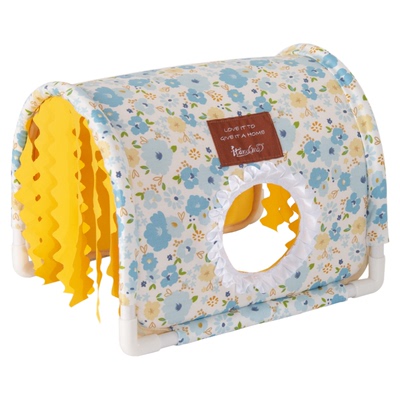 我和它荷兰猪躲避窝兔子豚鼠睡窝