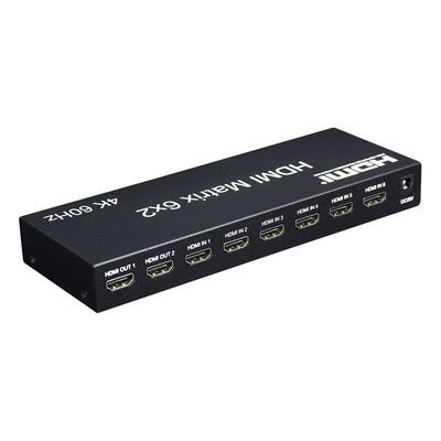 4K60HZhdmi矩阵6进2出切换器