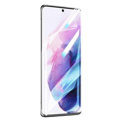 云曼丰适用三星s21手机膜s21fe钢化水凝膜s21+全屏s21plus十galaxys21保护膜samsung21指纹解锁s21ef膜贴膜