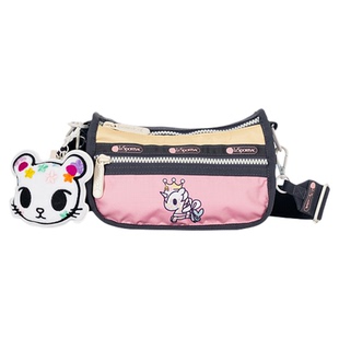 LeSportsac乐播诗TOKIDOKI™合作系列马卡龙拼色可爱隔层斜挎包女