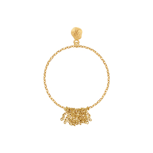 TWOR缇坞/18 k金手工肌肤细链戒指女轻奢叠戴尾戒精致吊坠食指戒