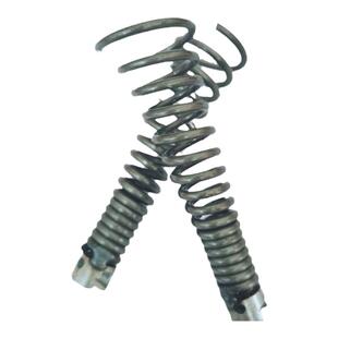 疏通机弹簧钻头16/22/30毫米通下水道刀头管道配件软轴簧头子