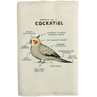 动物解析手账手绘鹦鹉笔记本A5布面书衣a6日记本书套手帐本子日系