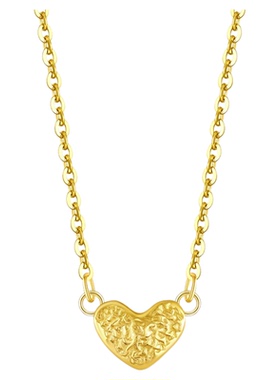 碎碎冰爱心项链女款轻奢小众