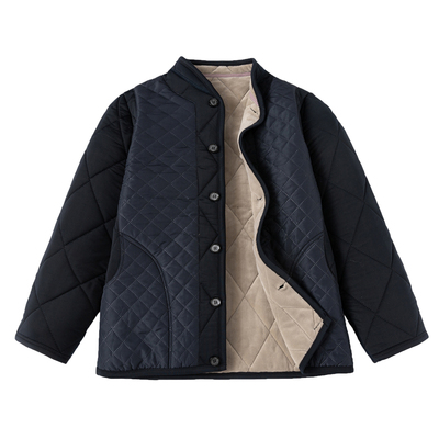 老人驼绒棉袄男加绒内穿居家保暖