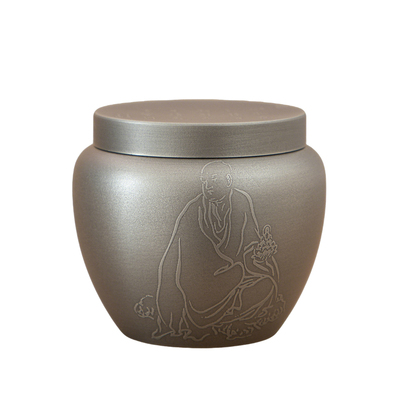 秦藏阁手工纯锡茶叶罐禅意简约