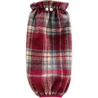 新款格子珍珠长款袖套羽绒服护袖