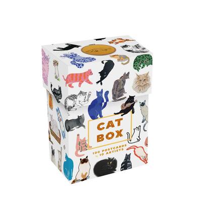 【预售】猫的明信片盒：10位艺术家的100张明信片 Cat Box: 100 Postcards by 10 Artists 原版明信片