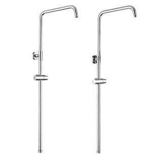 全铜加厚淋浴花洒升降杆子浴室不锈钢喷头支架淋雨花洒管套装配件