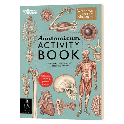 欢迎来到博物馆系列 解剖馆活动书 英文原版 Anatomicum Activity Book Welcome To The Museum 人体 英文版进口英语科普读物书籍