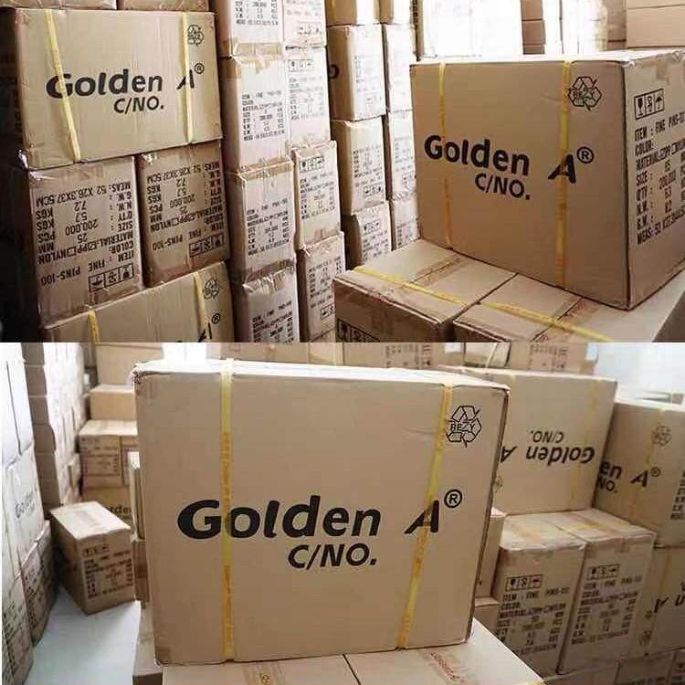 直销GoldenA牌叶片细胶针大头扇形吊牌枪胶针排针吊牌扣子