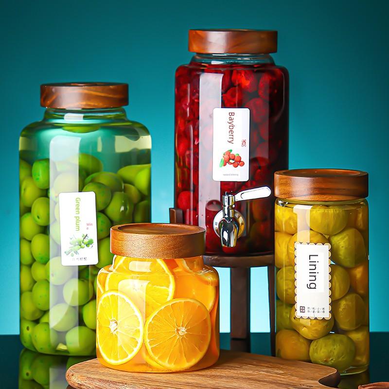 泡酒玻璃瓶带龙头高档密封高硼硅石榴苹果葡萄果酒瓶青梅酒罐酒坛