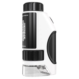 儿童电子放大显微镜中小学生便携式手持高清可看细菌初中生科学实验1200高倍实验室专用的中考物镜生日小礼物