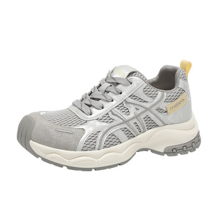 MILLIE'S/妙丽老爹鞋女2026新款灰色厚底透气运动鞋百搭休闲鞋Z