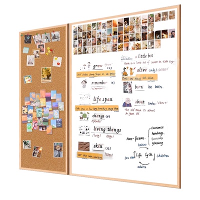 齐富磁吸白板墙组合照片墙定制
