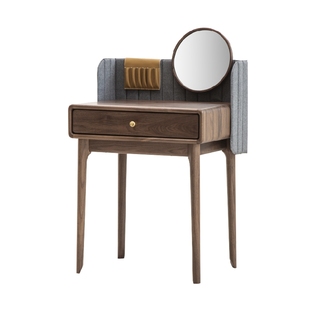 告别款 青杏梳妆台 |小型实木化妆桌梳妆台卧室现代简约化妆台